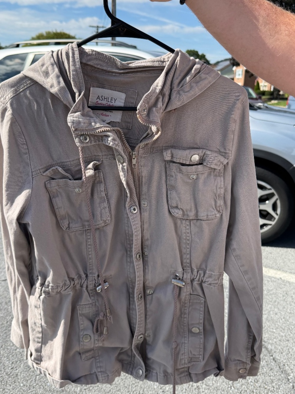 Light pink spring jacket